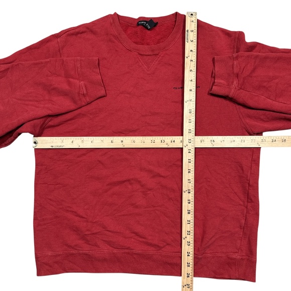 Vintage 90s Club Monaco Made in Canada Embroidered Logo Sweatshirt Mens Medium - Picture 7 of 7
